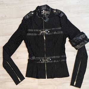 Lip Service Gangsta Pranksta Light "Bondage" Jacket SIZE M